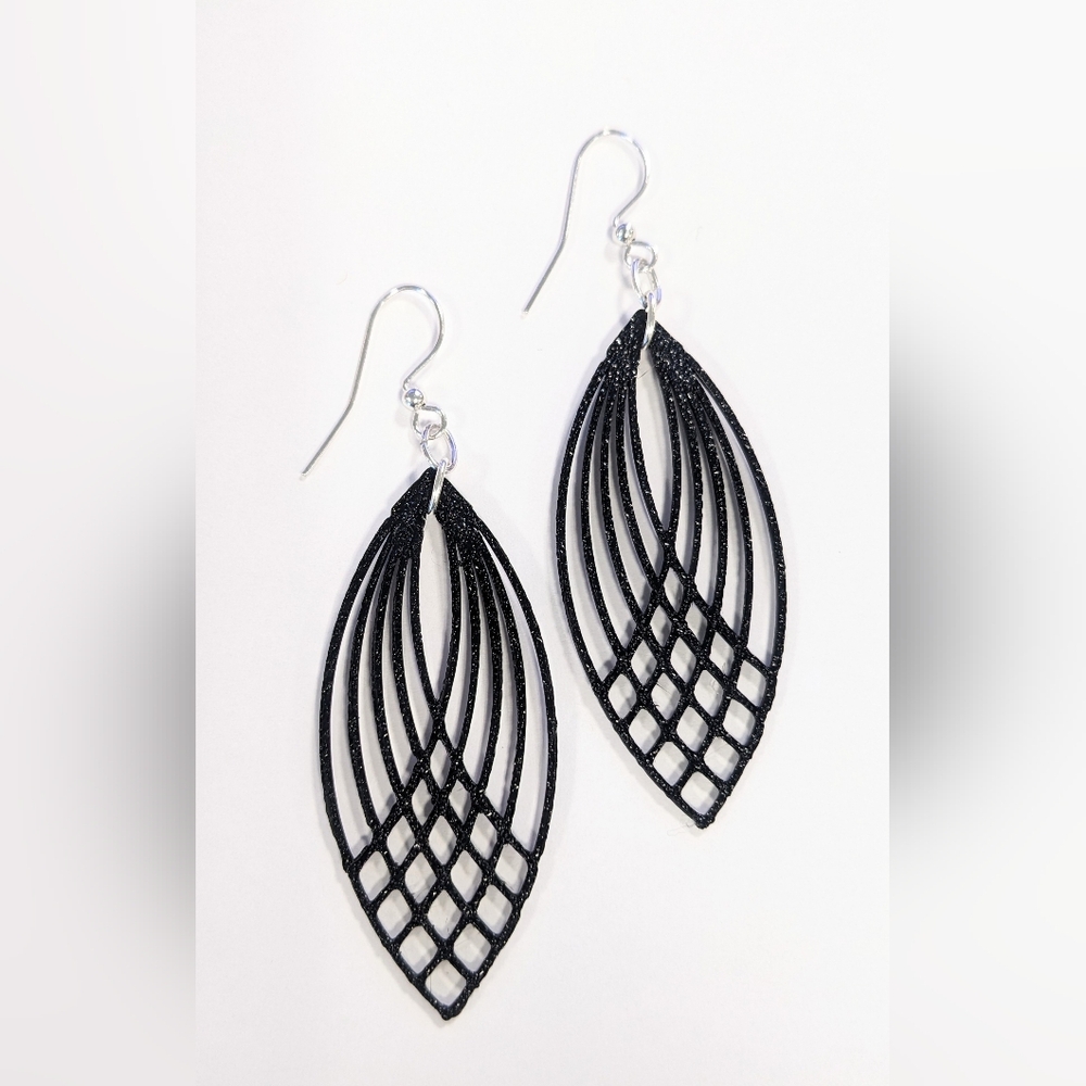 3D printed Geometric earrings.